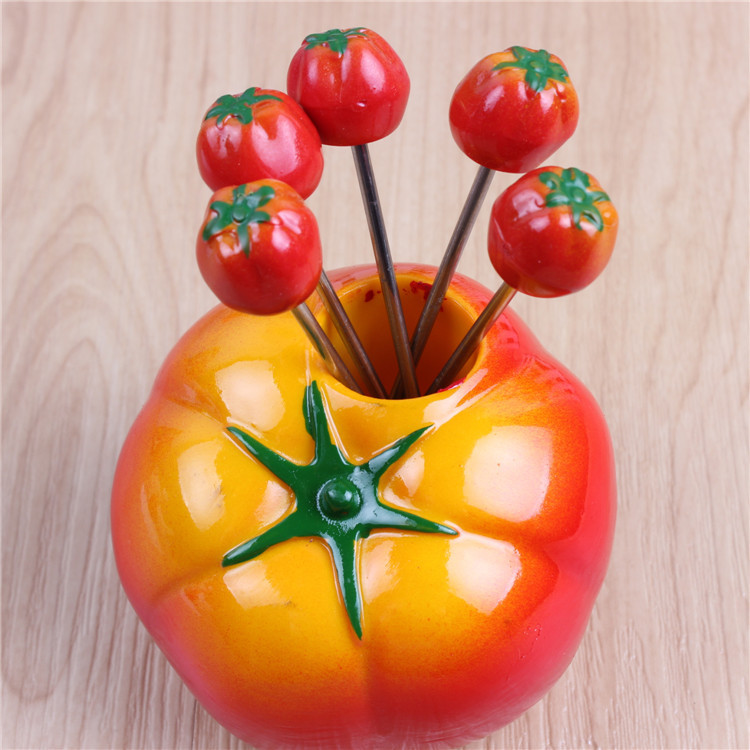 丶  ũ īο   ǰ ȥ ġ  ǰ   A82418 ⱸ/Wholesale Household goods mixed batches of tomato fruit fork sharp factory outlet Good quali